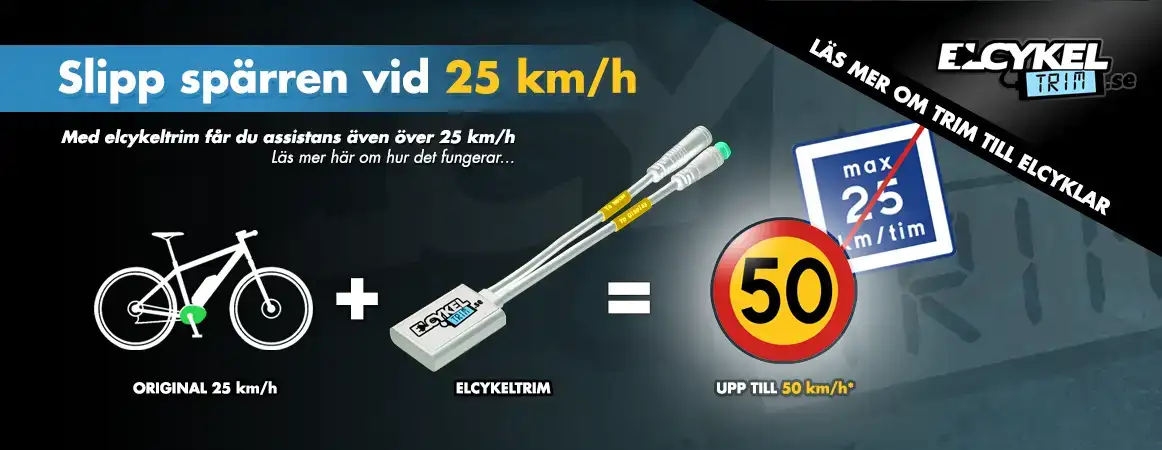 Ta bort spärren på din elcykel