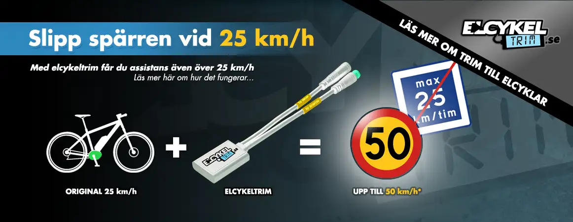 Ta bort spärren på din elcykel