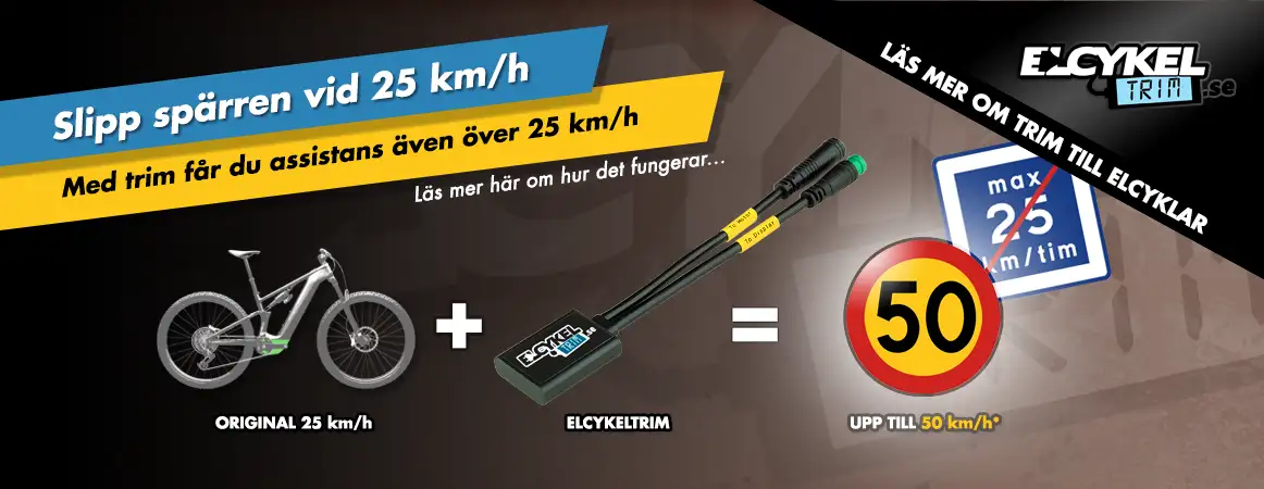 Ta bort spärren på din elcykel