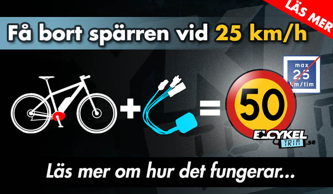 Ta bort spärren på din elcykel