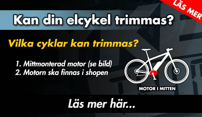 Ta bort spärren på din elcykel