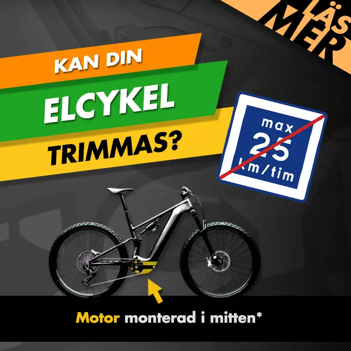 Ta bort spärren på din elcykel