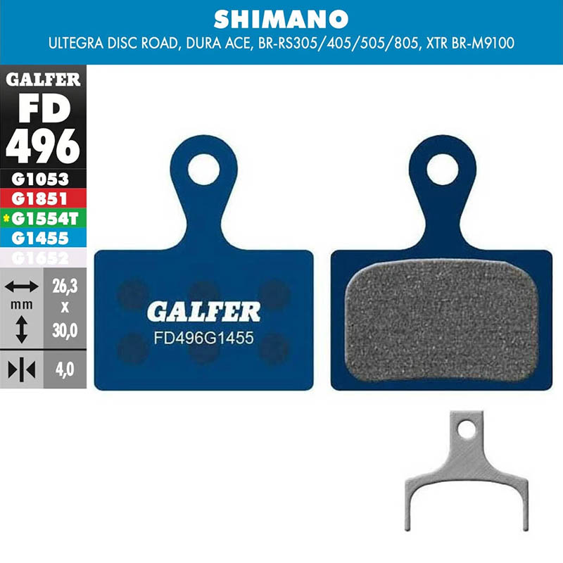 bild på Bromsbelägg (E-BIKE, Road) Shimano Tiagra, GRX från Galfer