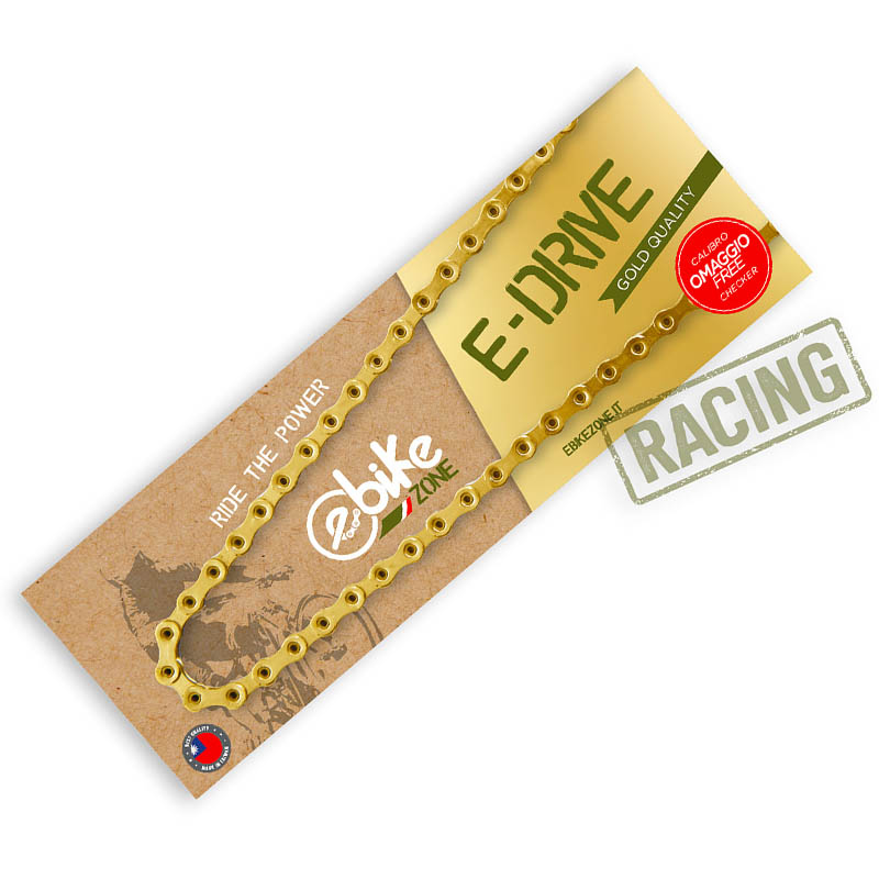 Ognibene Elcykelkedja (E-Drive Gold TiN 12Ve) 126L