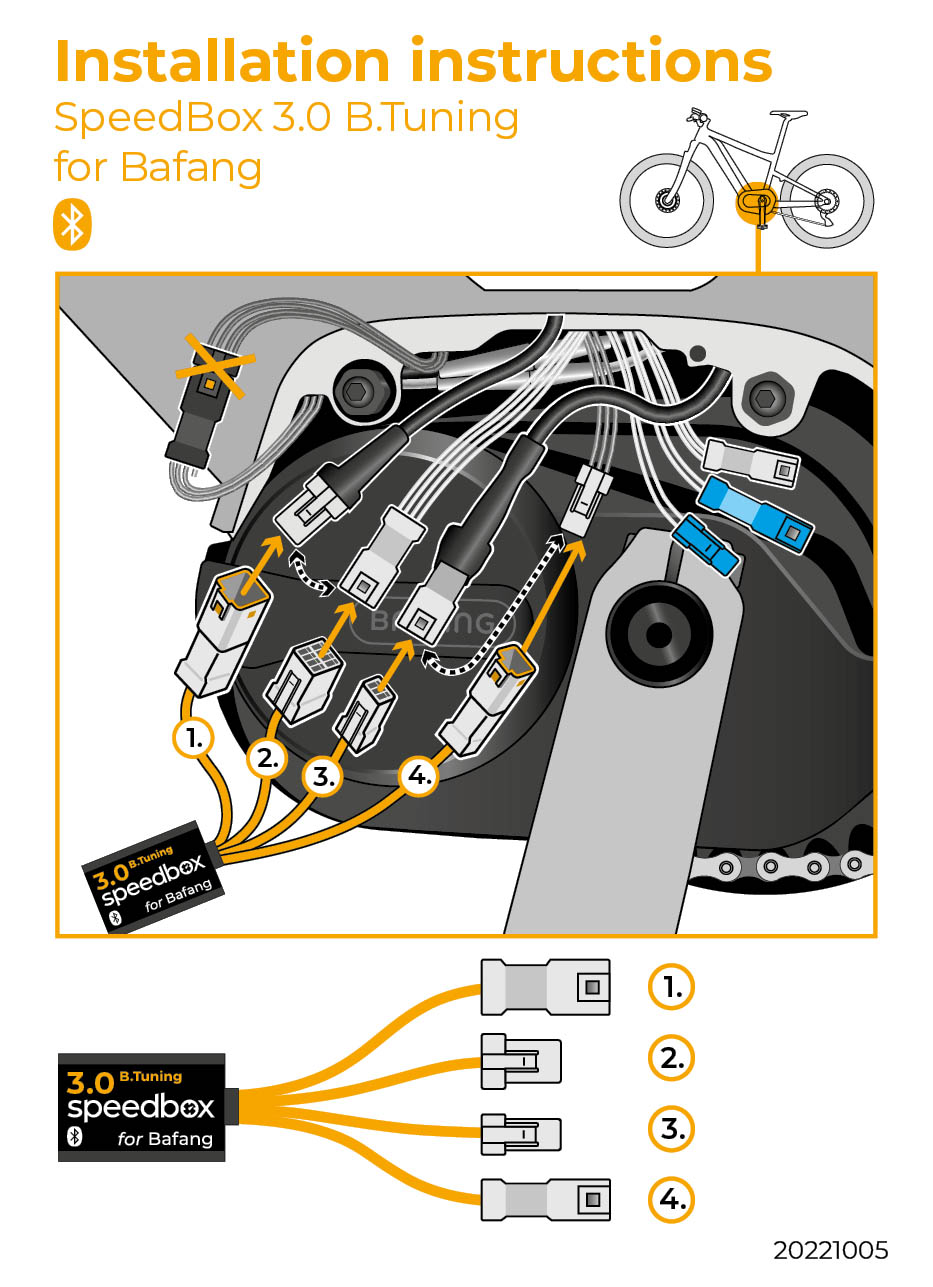 bild på B-Tuning 3.0 (Bafang, 3-pin) Bluetooth från SpeedBox
