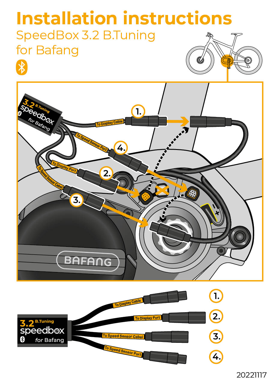 SpeedBox B-Tuning 3.2 (Bafang M500) Bluetooth