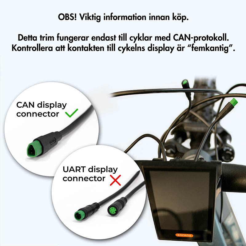 Division Ebike (egoing, Bafang) 4-pin (ON/OFF)