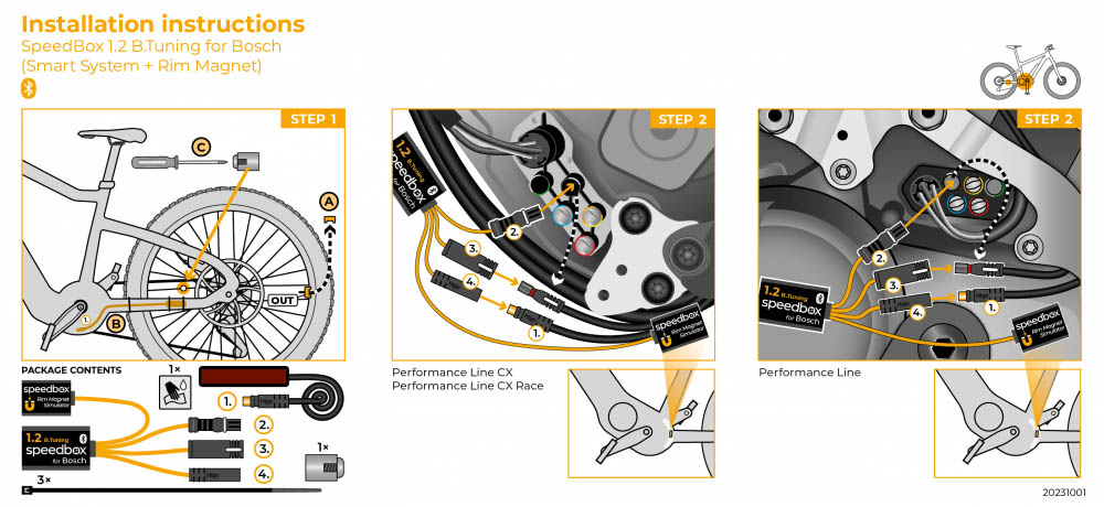 SpeedBox B.Tuning 1.2 (Bosch Smart) Rim Magnet BT