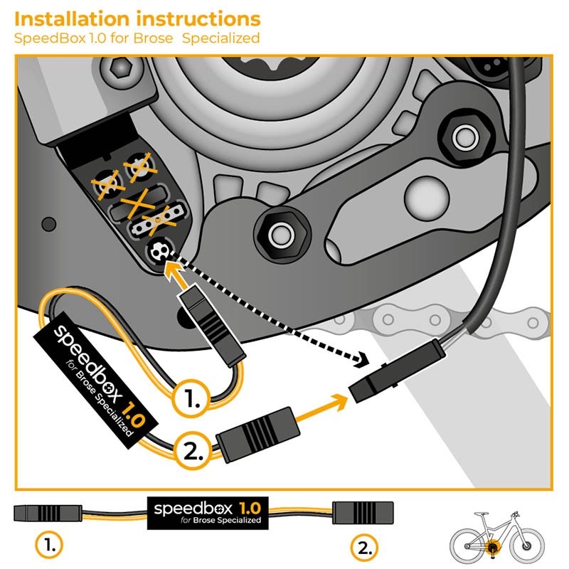 bild på 1.0 (Brose, Specialized) Connectors från SpeedBox